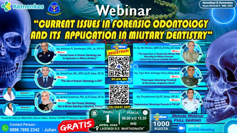 CURRENT ISSUES IN FORENSIC ODONTOLOGY AND ITS APPLICATION IN MILITARY DENTISTRY